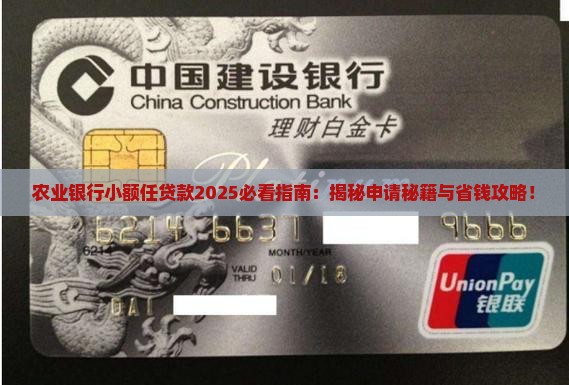 农业银行小额任贷款