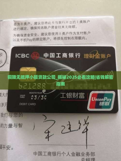 铜陵无抵押小额贷款公司