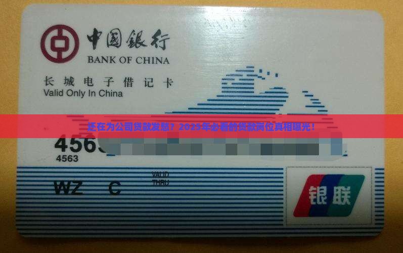 公司贷款的岗位