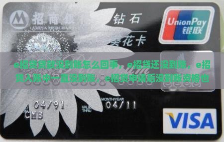 e招贷贷款没到账