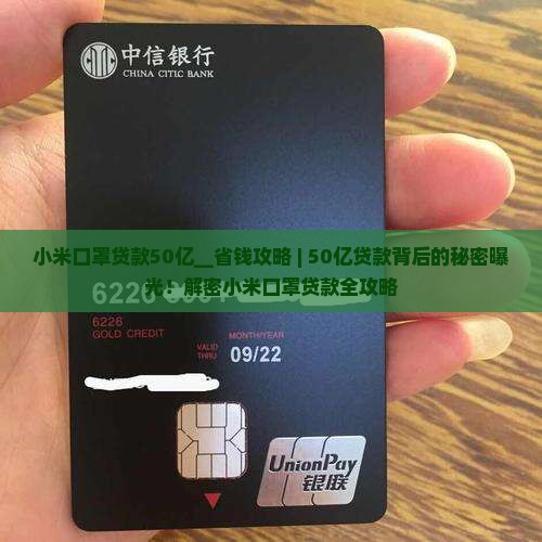小米口罩贷款50亿