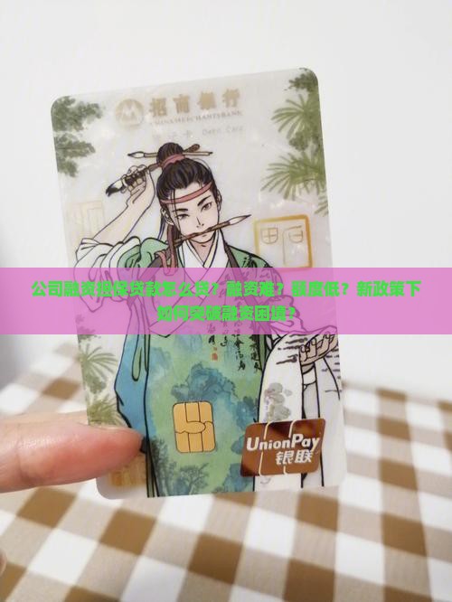 公司融资担保贷款怎么贷
