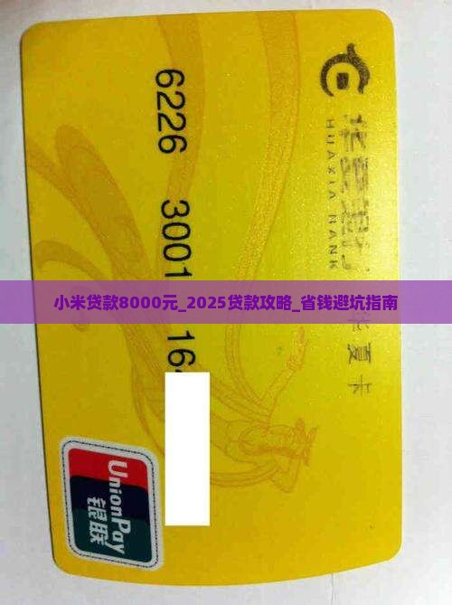 小米贷款8000元