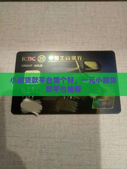 一元小额贷款平台哪个好