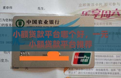 一元小额贷款平台哪个好