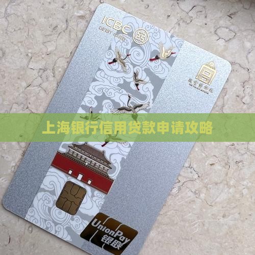 上海好做的银行信用贷款