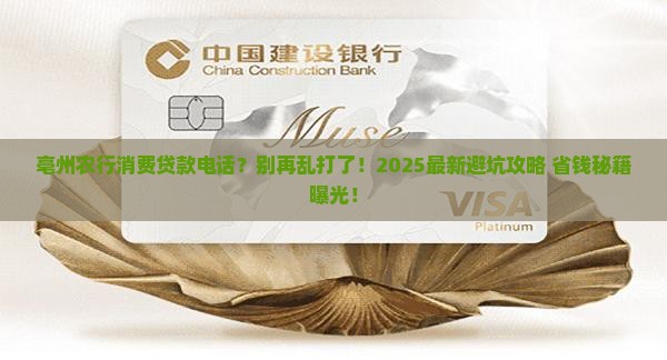亳州农行消费贷款电话