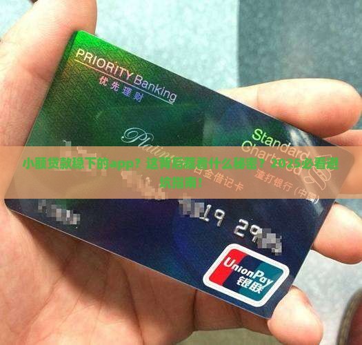 小额贷款稳下的app