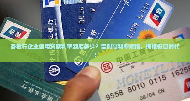 各银行企业信用贷款利率 各银行企业信用贷款利率