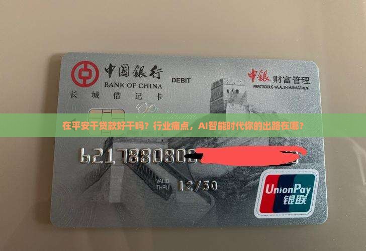 在平安普惠干贷款好干吗