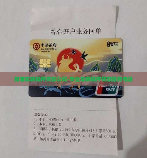 新浦车辆抵押贷款公司-专业车辆抵押贷款服务电话