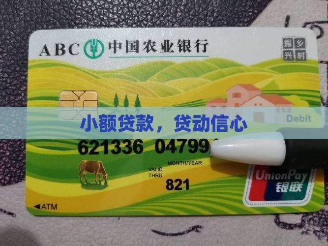 小额贷款，贷动信心