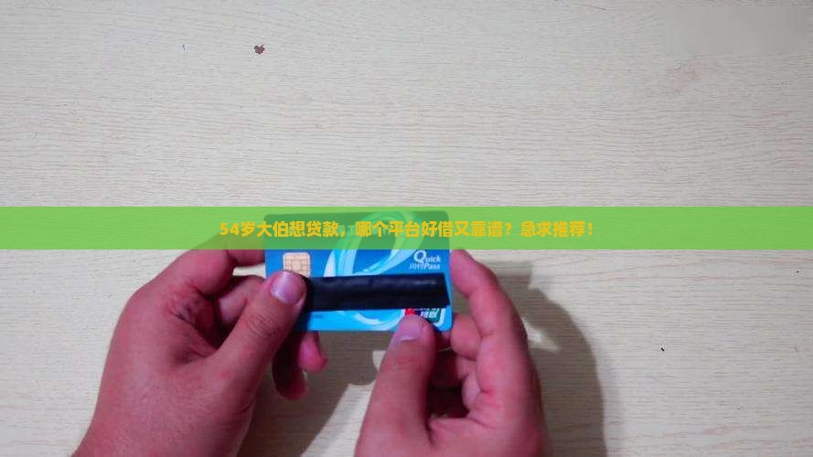 54岁大伯想贷款，哪个平台好借又靠谱？急求推荐！