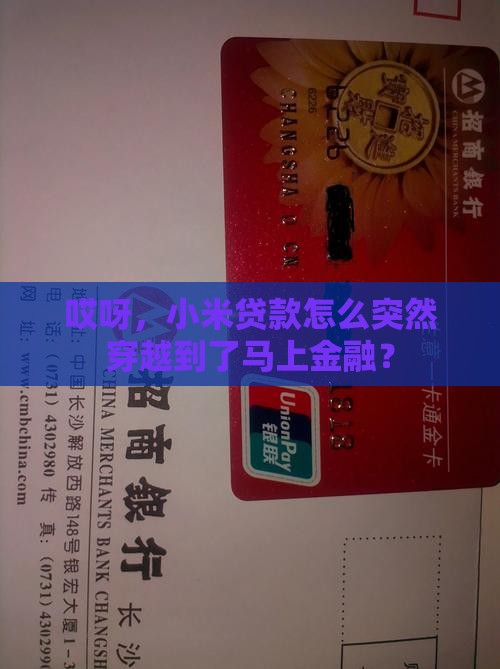 小米贷款跳到马上金融
