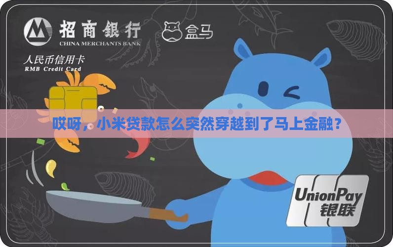 小米贷款跳到马上金融