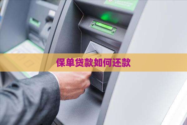 保单信用贷款还款