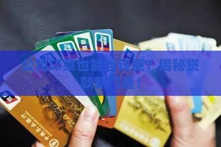 公司的章能不能贷款