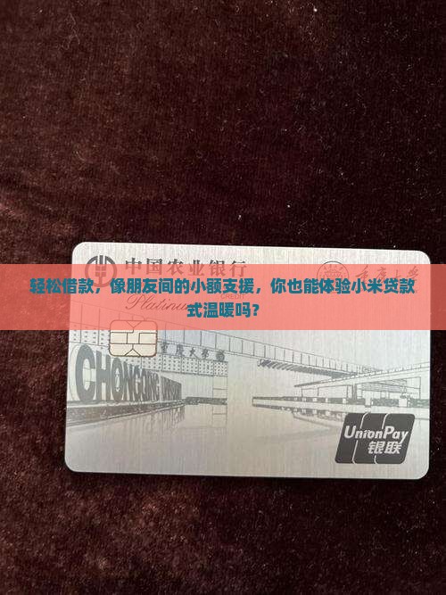 像小米贷款一样的借款