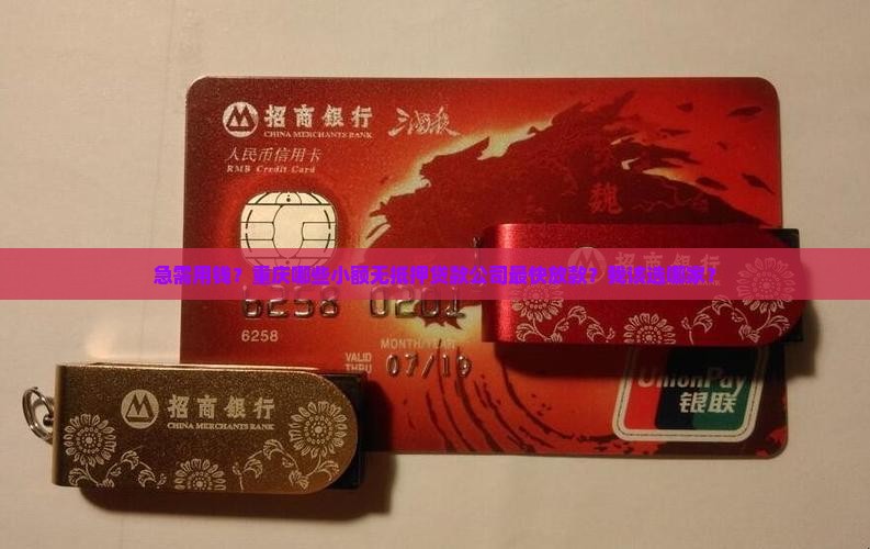 重庆小额无抵押贷款公司