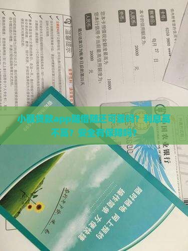 小额贷款app随借随还可靠吗