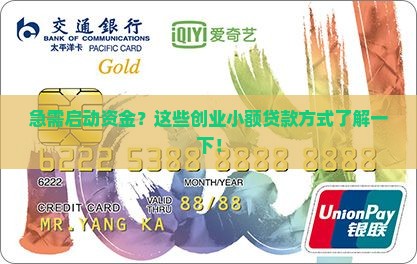 创业小额贷款方式