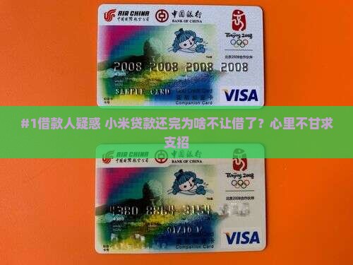 小米贷款还了不给借了 小米贷款还了不给借了