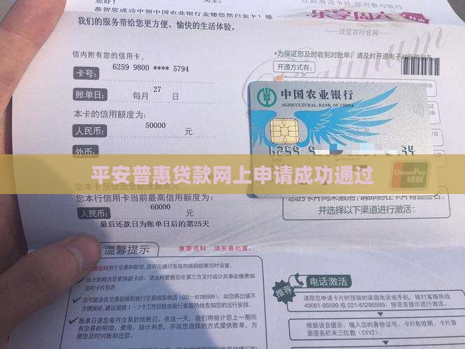 平安普惠网上贷款通过