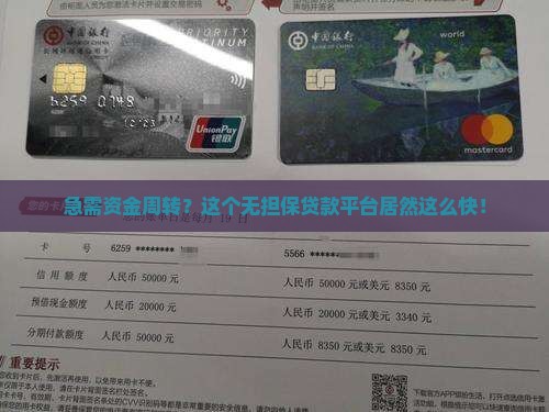 快速的无担保贷款平台