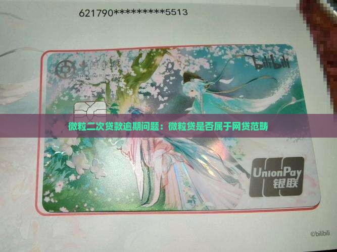 微粒贷二次贷款是网贷吗
