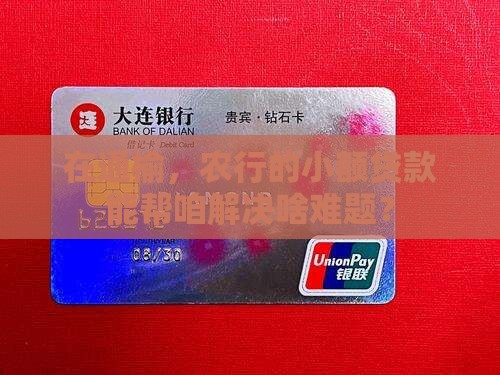 农行通榆支行小额贷款