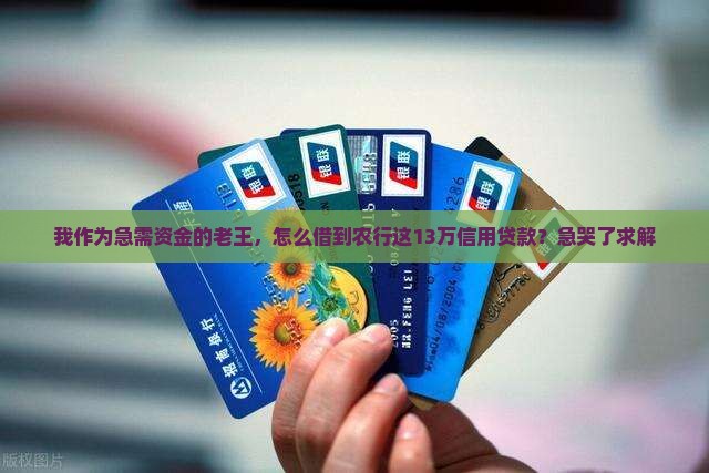 农行信用贷款13万卡