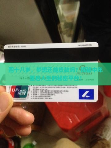 48岁贷款的平台