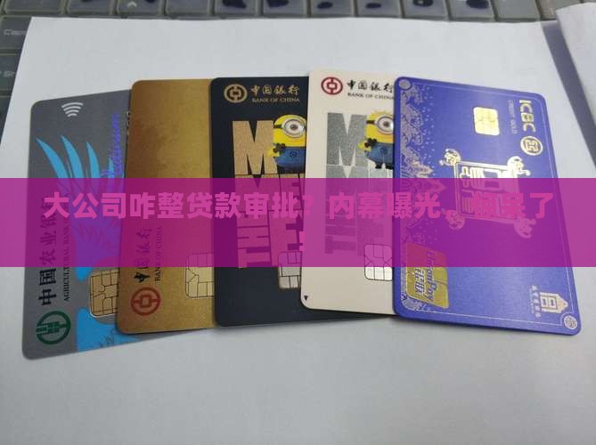 大公司怎么做贷款审批