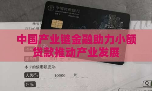 产业链小额贷款
