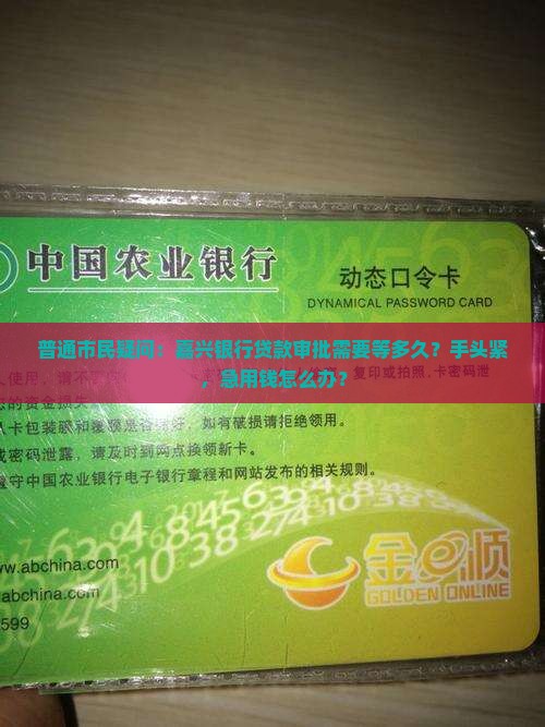 嘉兴银行贷款情况
