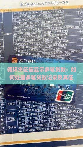 循环贷征信显示多笔贷款