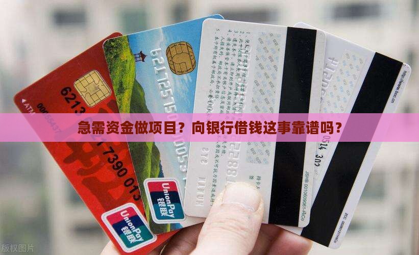 向银行借项目贷款申请