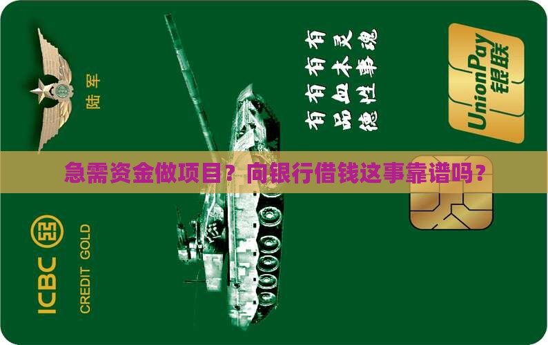 向银行借项目贷款申请