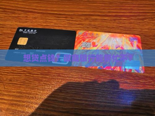 徽商银行可以贷款么