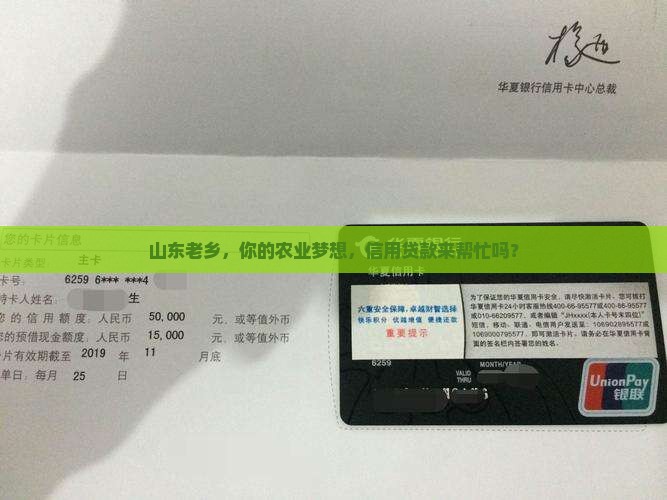 山东农业信用贷款政策