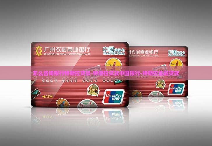 怎么咨询银行特斯拉贷款