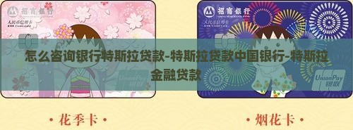 怎么咨询银行特斯拉贷款