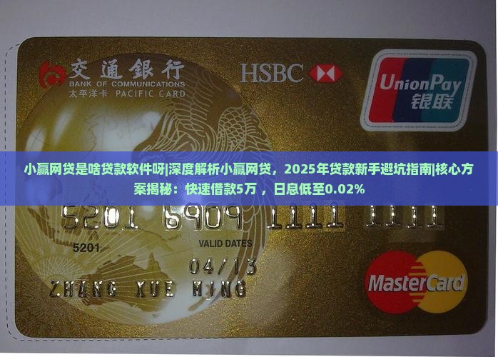小赢网贷是啥贷款软件呀