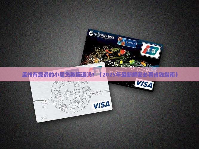 孟州有没有做小额贷款的