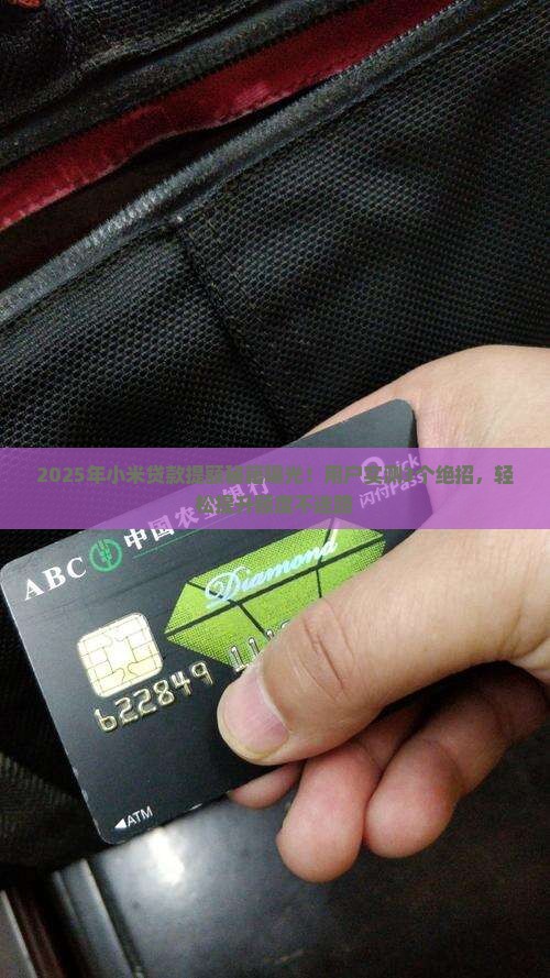 小米贷款在哪提额