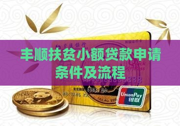 丰顺扶贫小额贷款