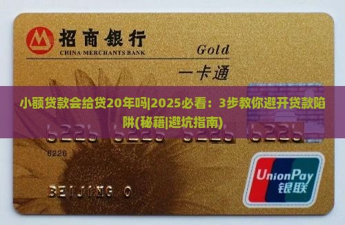 小额贷款会给贷20年吗