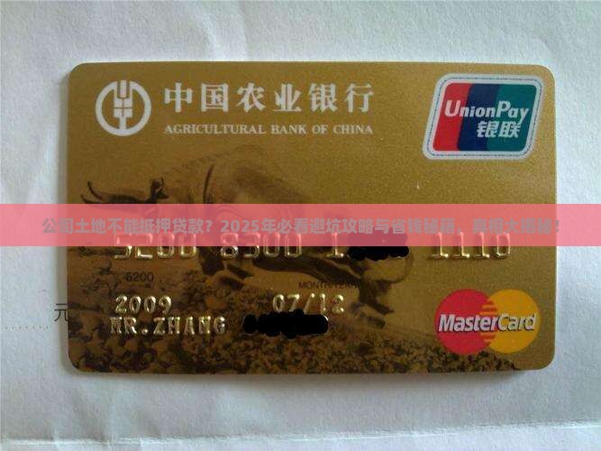 公司土地不能抵押贷款