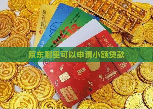 京东哪里有小额贷款的