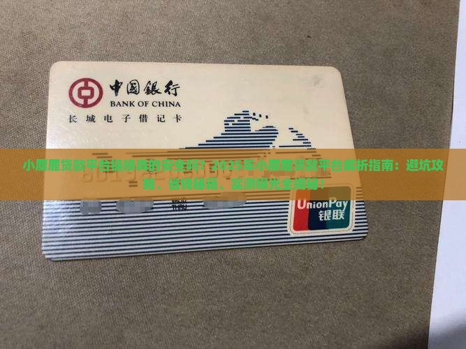 小麋鹿贷款平台链接